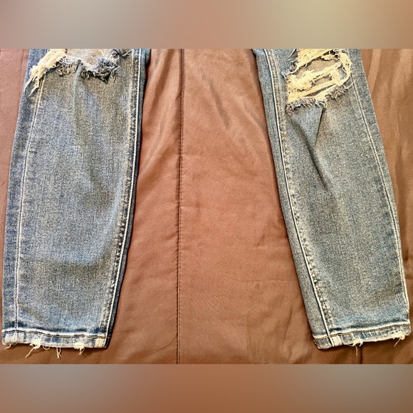 Women’s Jeans Vervet Blue by Flying Monkey sz 29 Stretch Distressed Medium Wash - Picture 4 of 9